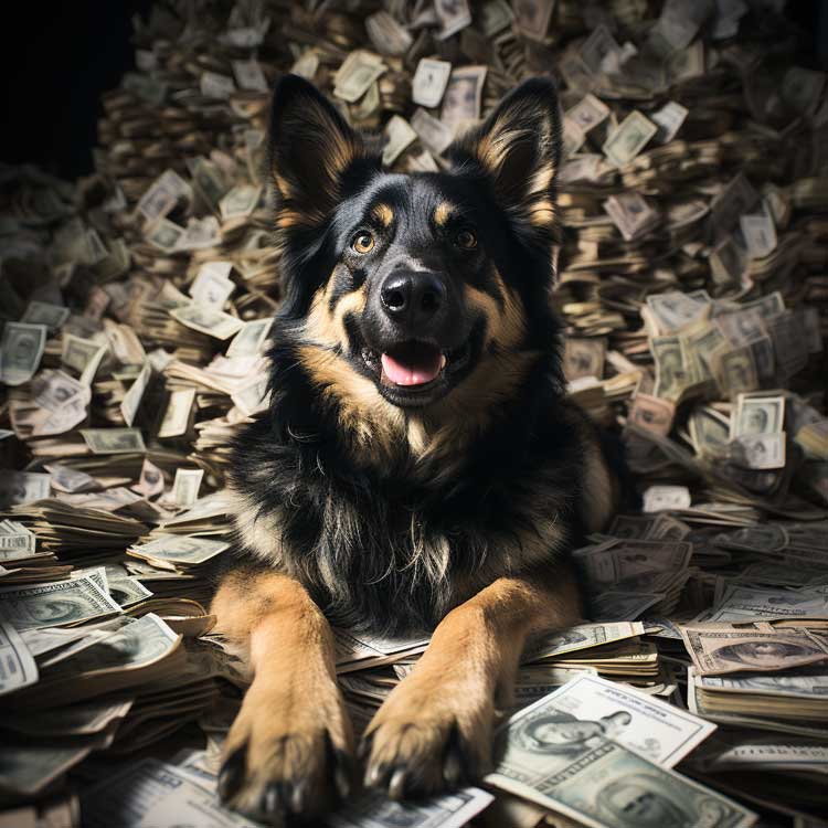 Ein kranker Hund kann viel Geld kosten.